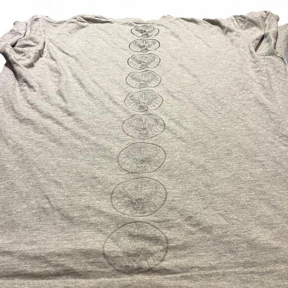 Vintage Gray Jäegermeister Graphic T Shirt Sz M With Back Graphic Alcohol Beer - Picture 5 of 5